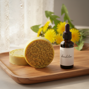 Anti-wrinkle oil with dandelion extract
